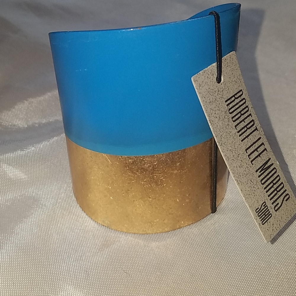 Robert Lee Morris blue and Gold-Tone Bracelet